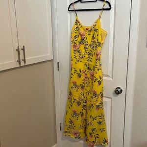 Yellow Floral Dress size M